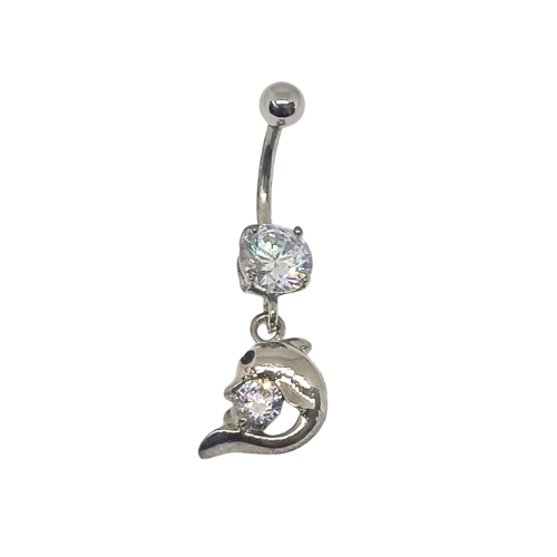 Piercing Ombelico con Brillantini Swarowsky (Certificato)